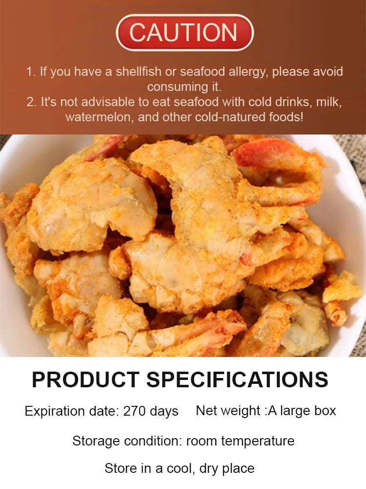 Alaskan Snow Crab Ready-to-EatCrispy Crab-Elon