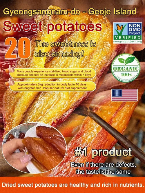 Soft and Sweet Skin-On Dried Sweet Potato-Elon
