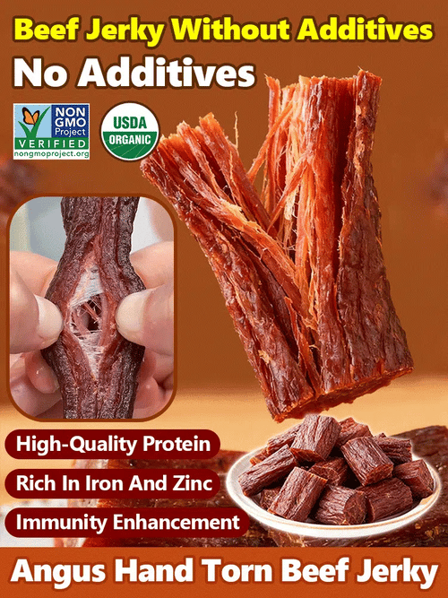 Add high-protein pure beef jerky-Elon