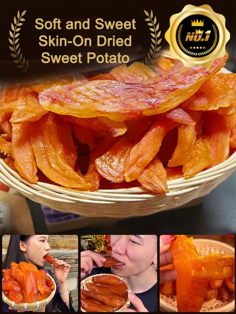 Soft and Sweet Skin-On Dried Sweet Potato-Elon