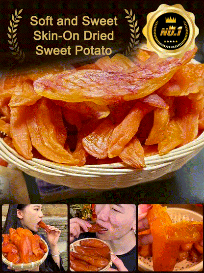 Soft and Sweet Skin-On Dried Sweet Potato-Elon