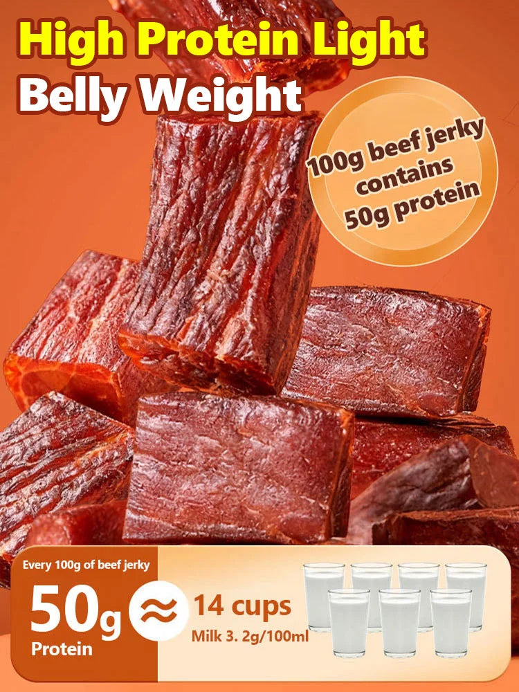 Add high-protein pure beef jerky-Elon