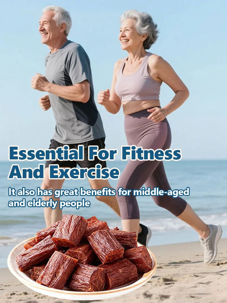 Add high-protein pure beef jerky-Elon
