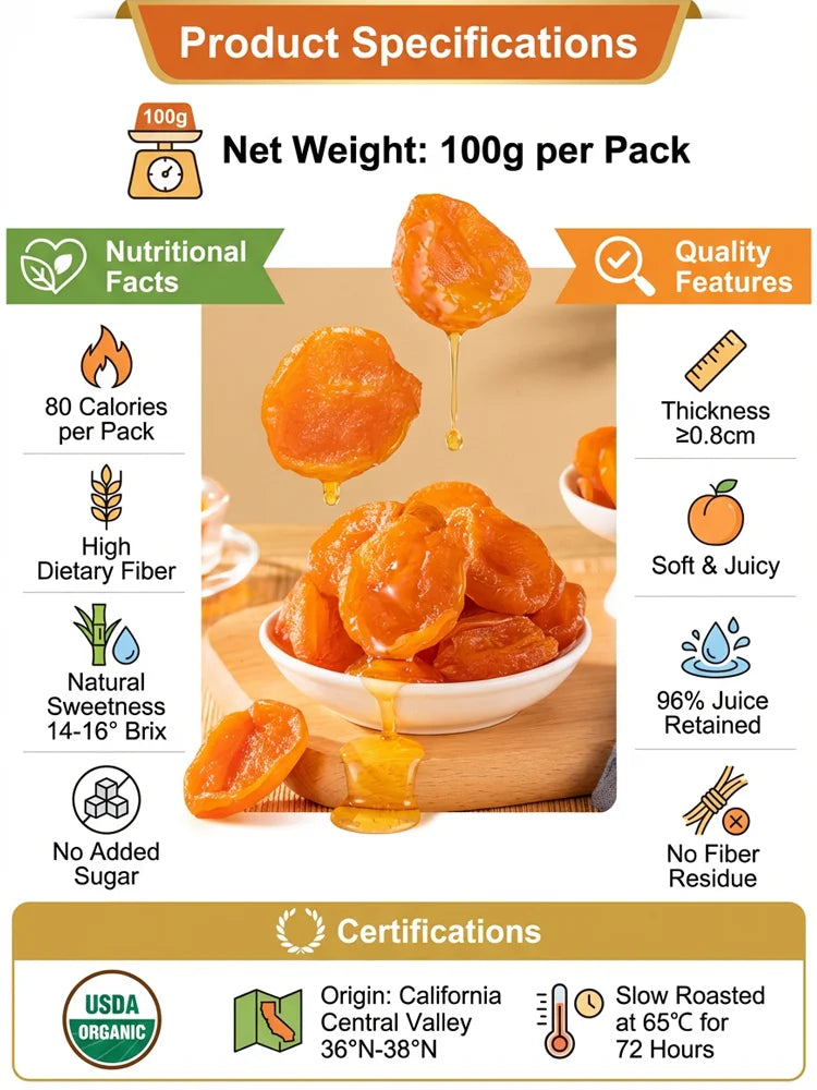 California Specialty Dried Apricots-Elon