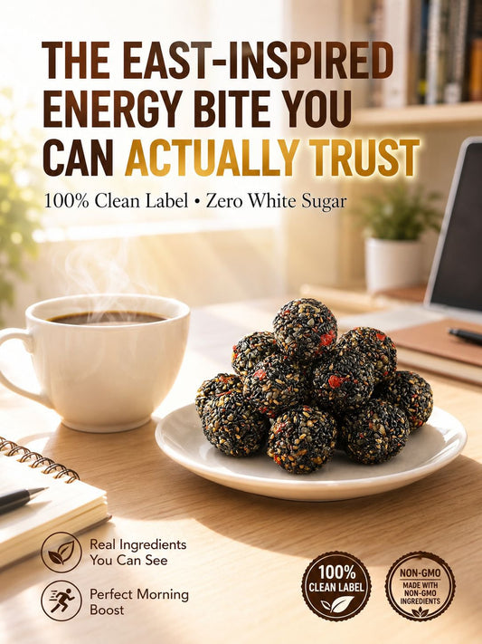 Black Sesame Walnut Date Bites-Elon