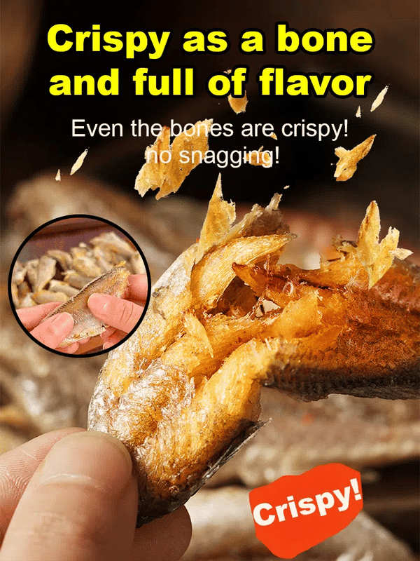 High-protein ready-to-eat deep-sea fish crisps-Elon