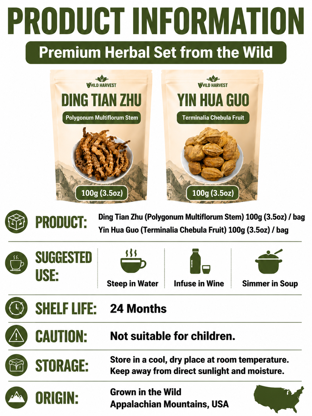 Starter Pack 100g + 100g (3.5 oz + 3.5 oz)
