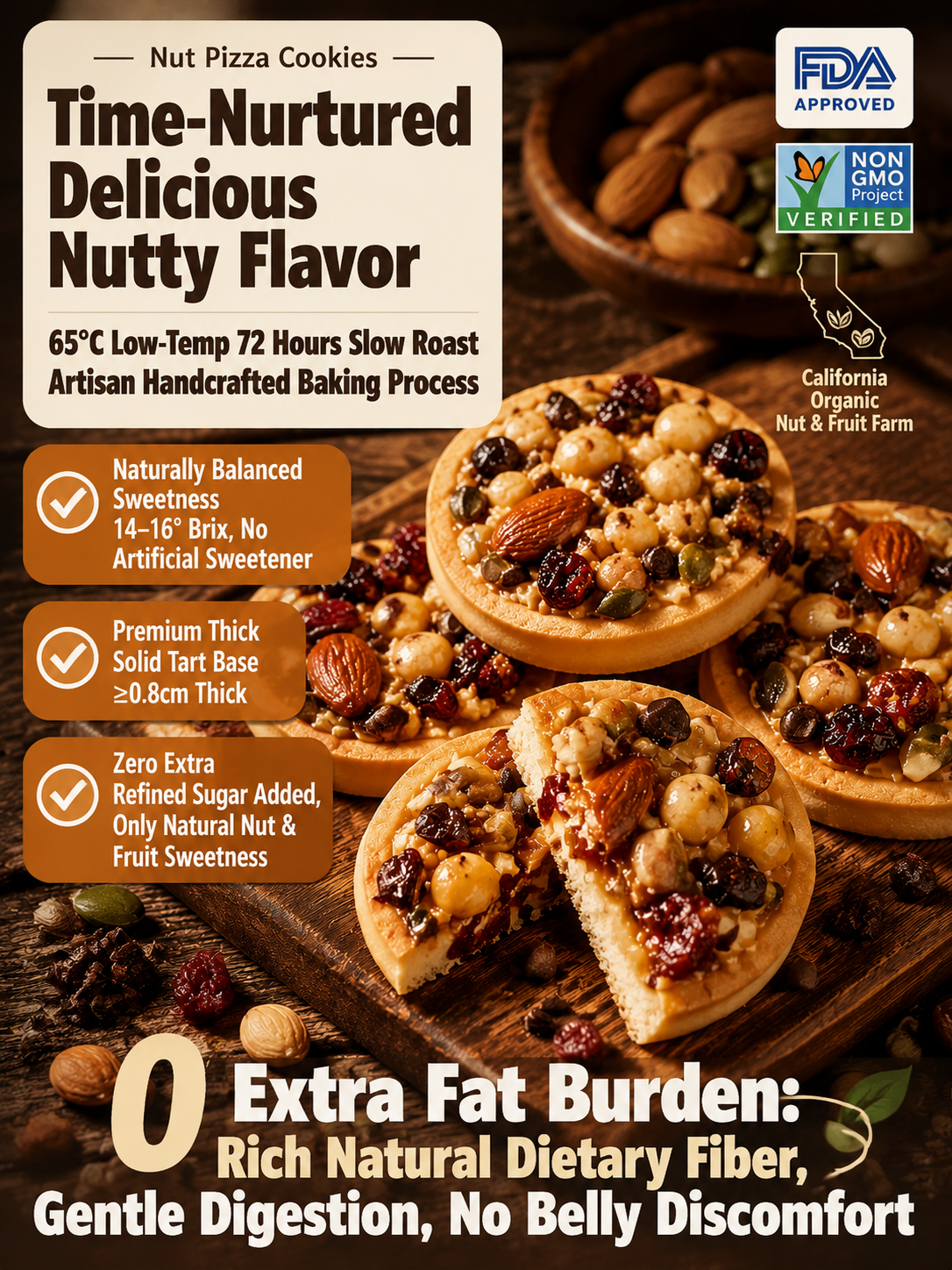 🍪Mixed Nut Cookies Assorted Biscuit Snack Pack-Elon
