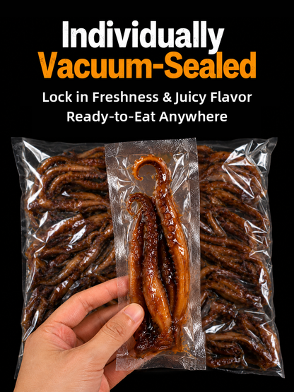 🦑BBQ Roasted Whole Squid Snack – Ready to Eat, Individually Wrapped-Elon