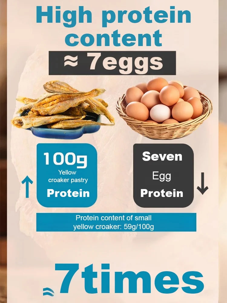 High-protein ready-to-eat deep-sea fish crisps-Elon