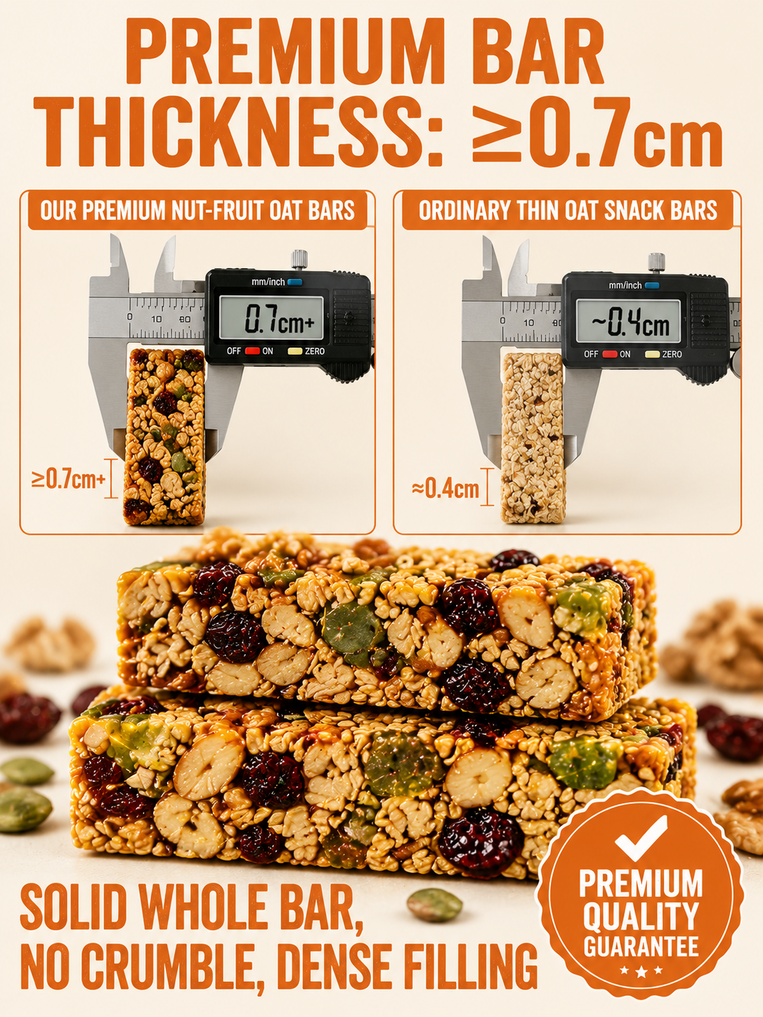🥚Oat Protein Granola Bars Low Calorie Snack-Elon