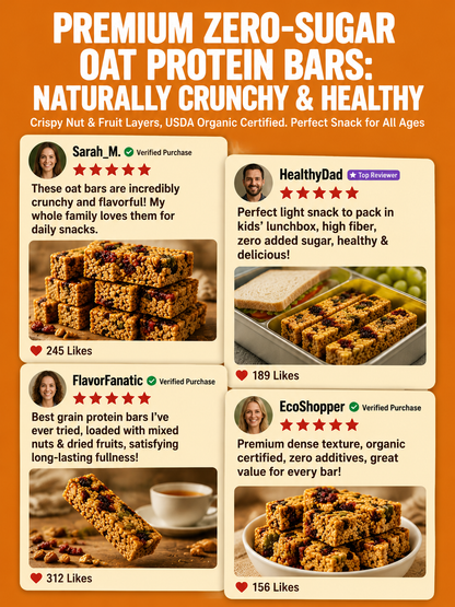 🥚Oat Protein Granola Bars Low Calorie Snack-Elon