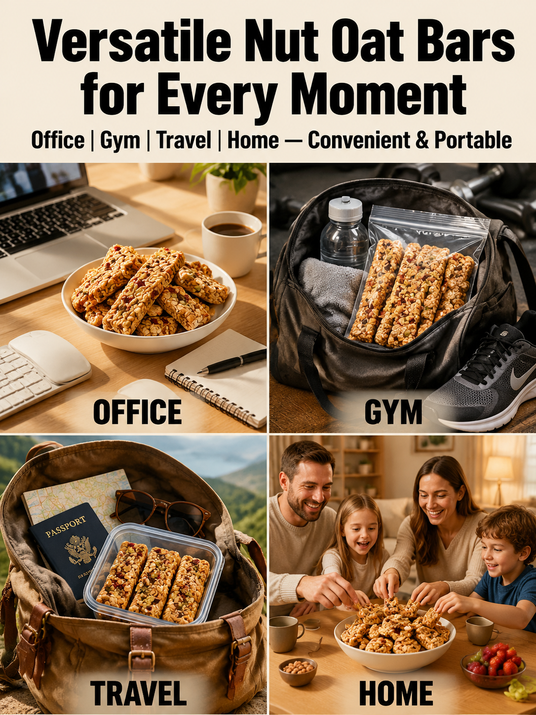 🥚Oat Protein Granola Bars Low Calorie Snack-Elon