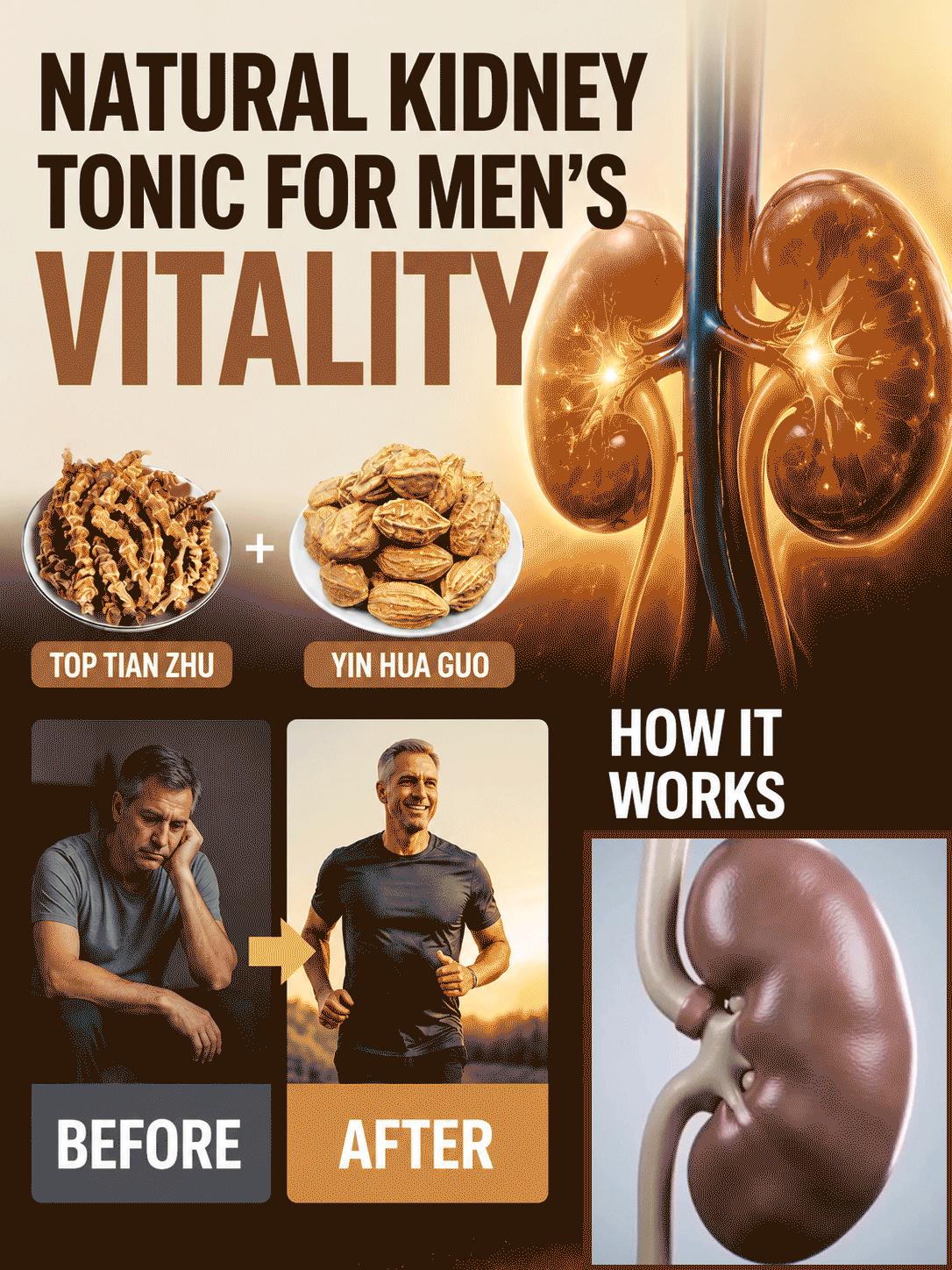 👨Men’s Daily Vitality Herbal Blend – Natural Plant-Based Wellness Support-Elon